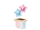Balloons box - Boy or Girl, 60x40x60cm (1 pkt / 5 pc.)