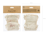 Cotton pouches - Oh shit, rose gold, 10x15cm (1 pkt / 10 pc.)