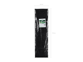 Fine Tulle, netting, black, 1.5 x 10 m