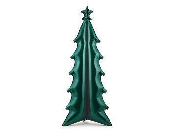 Standing foil balloon Christmas Tree XXL, 77x184 cm, green