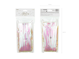 Fringe table skirt, iridescent, 300x80cm