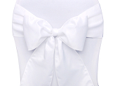 Chair sashes, white, 0.15 x 2.75 (1 pkt / 10 pc.)