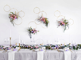 Metal hanging decorations Hoops, mix (1 pkt / 2 pc.)
