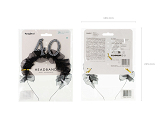 Headband ''40'' with ruffles and pearls