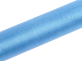Organza Plain, sky-blue, 0.16 x 9m (1 pc. / 9 lm)