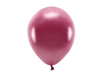 Eco Balloons 26cm metallic, deep red (1 pkt / 100 pc.)