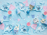 Garland Narwhal, mix, 1m