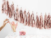 Tassel garland, rose gold