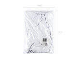Banquet table cover, 183x76x74 cm, white
