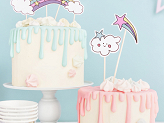 Cake topper Unicorn, 13-23.5 cm (1 pkt / 5 pc.)