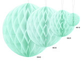 Honeycomb Ball, light mint, 30cm