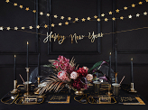 Napkins, 3 layers, gold metallic, 33x33cm (1 pkt / 20 pc.)