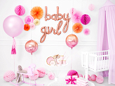 Foil balloon Girl, rose gold, 77x70cm