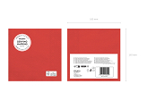 Paper Napkins, dark red, 33x33 cm (1 pkt / 20 pc.)