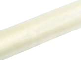 Organza Plain, light cream, 0.16 x 9m (1 pc. / 9 lm)
