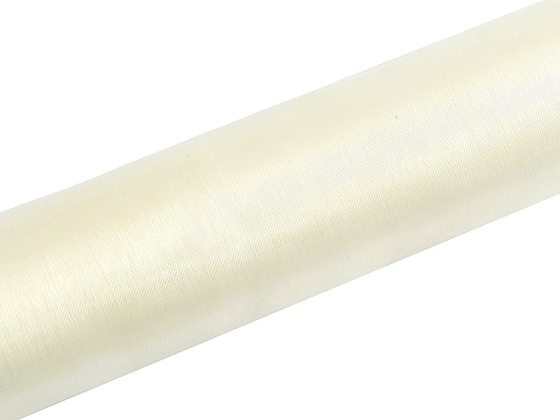 Organza Plain, light cream, 0.16 x 9m (1 pc. / 9 lm)