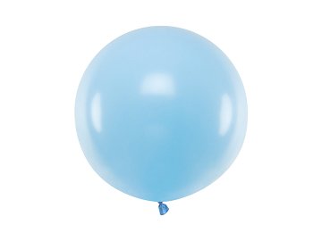 Round balloon 60 cm, Pastel Baby Blue