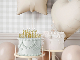 Foil Balloon Star, 48cm, beige