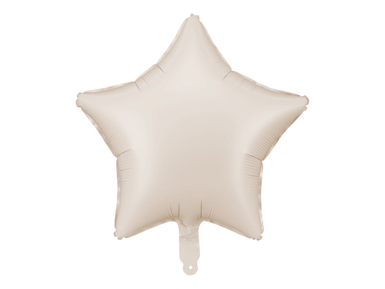 Foil Balloon Star, 48cm, beige