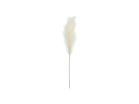 Pampas grass artificial, light cream, 15x110cm