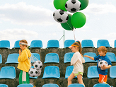 Foil Balloon Soccer Ball, 35x35 cm, mix