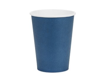 Paper Cups, dark blue, 250ml (1 pkt / 6 pc.)