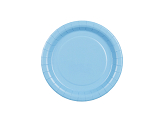 Paper Plates, light blue, 18 cm (1 pkt / 6 pc.)
