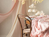 Chiffon runner, cream, 0.48 x 5 m