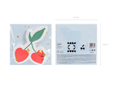 Napkins Cherries, mix, 13.5x16cm (1 pkt / 20 pc.)