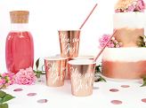 Cups She said yes!, rose gold, 220ml (1 pkt / 6 pc.)