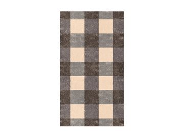 Checkered napkins, 33x40 cm, mix (1 pkt / 20 pc.)
