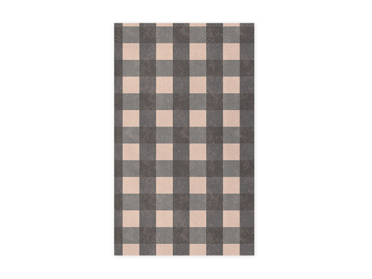 Checkered napkins, 33x40 cm, mix (1 pkt / 20 pc.)