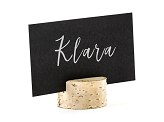 Wooden place cards holders, diameter 3-4cm (1 pkt / 6 pc.)