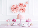 Paper flower backdrop, pink, mix