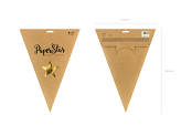 Paper star, 70cm, gold
