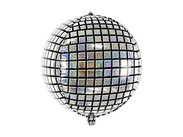 Foil Balloon Disco Ball, 40cm