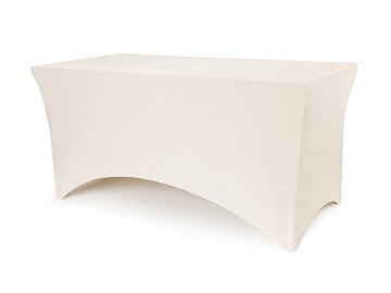 Banquet table cover, 183x76x74 cm, cappuccino