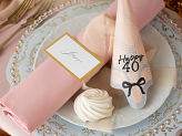 Happy 40 Napkins, 33x33 cm, mix (1 pkt / 12 pc.)