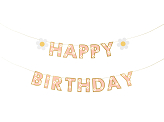 Banner Happy Birthday, mix, 200x14.5 cm