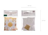 Banner Happy Birthday, mix, 200x14.5 cm