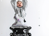 Foil balloon Cauldron, 64,5x109,5 cm, mix