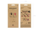 Treat bags Pirates Part, kraft, 8x18x6cm (1 pkt / 6 pc.)