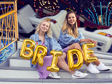 Foil Balloon Letter ''I'', 35cm, gold