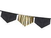 Scalloped fringe garland, mix, 3m