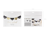 Scalloped fringe garland, mix, 3m