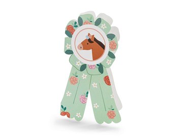 Invitation Horses 16.5 x 19.5 cm, mix (1 pkt / 6 pc.)