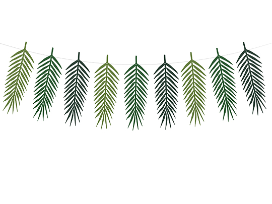 Garland Aloha - Tropical leaves, 1.25m