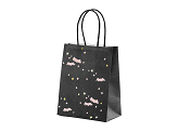 Gift bag Bats, black, 14x18x8cm