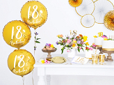 Plates, gold, 18cm (1 pkt / 6 pc.)