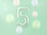 Foil Balloon Number ''5'', 72cm, green